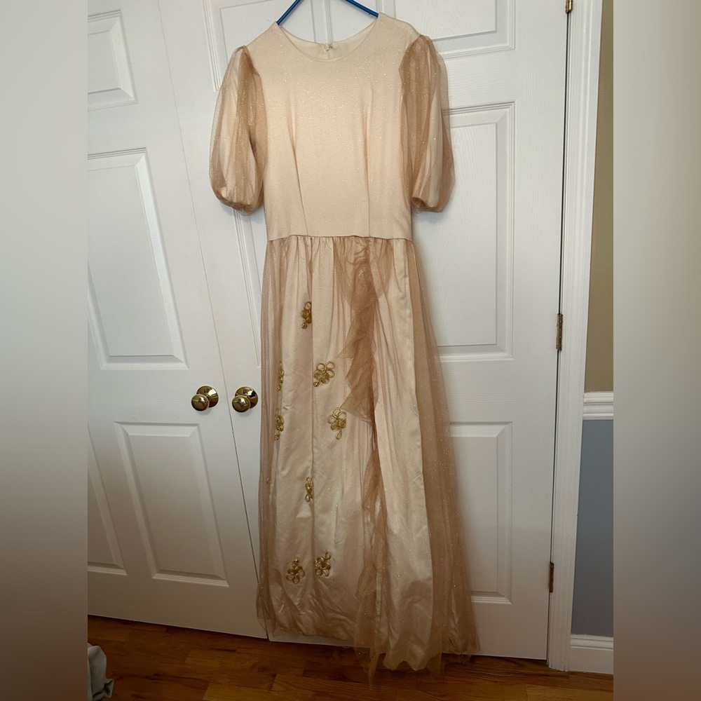 Custom designer evening dress